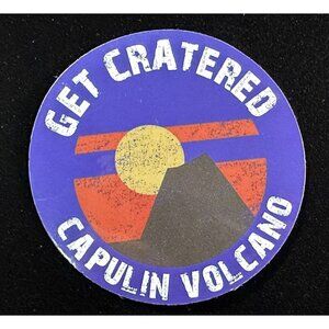 Capulin Volcano National Monument New Mexico Flat Souvenir Fridge Magnet